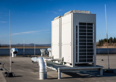 Air vents on the roof